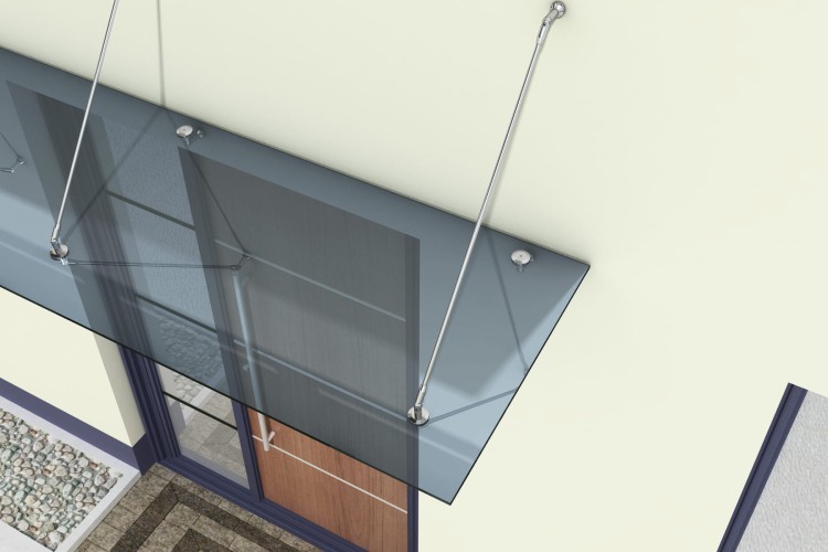 Daszek Szklany Ciemniony VDGVG zdj 2  salon lazienek Lodz