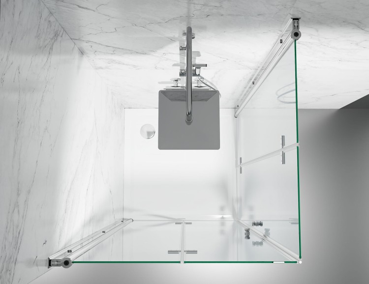 Kabina Prysznicowa Składana Dwustronnie Mrożona zdjecie 3  salon lazienek Lodz