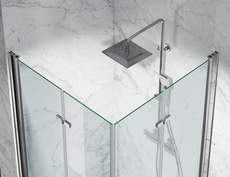 Kabina Prysznicowa Składana Dwustronnie Mrożona zdjecie 6 salon lazienek Lodz