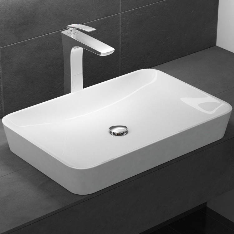 Umywalka Nablatowa Konglomerat LNG815 zdjecie 1   salon lazienek Lodz