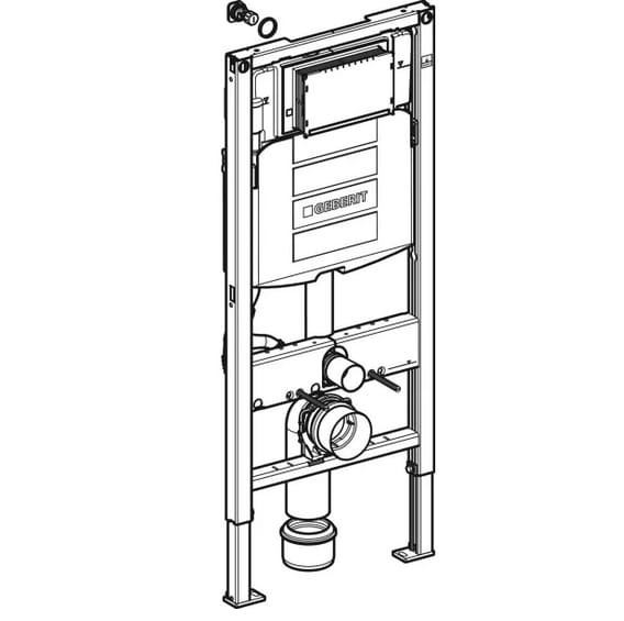 Zestaw podtynkowy: stelaż Geberit Duofix (UP320), misa WC serii Rimless, deska wolnoopadająca, mata oraz wsporniki dystansowe zdjecie 17 salon lazienek w Lodzi