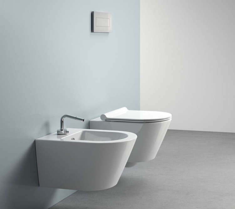 Misa WC oraz bidet Lorena z serii Rimless zdjecie 4 salon lazienek w Lodzi