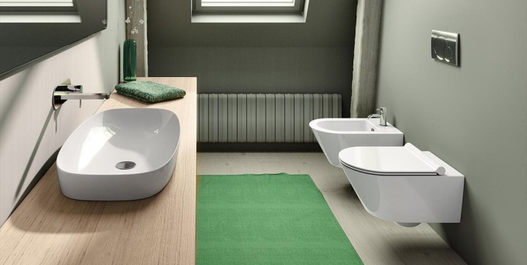 Misa WC oraz bidet Lorena z serii Rimless zdjecie 5 salon lazienek w Lodzi