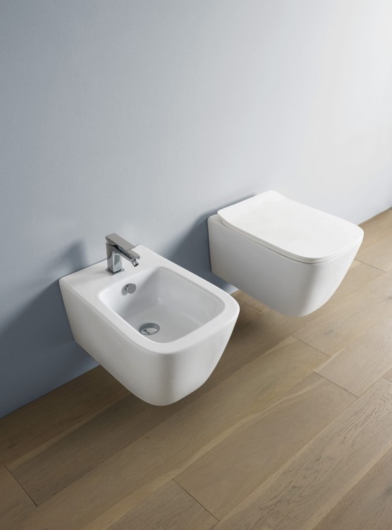 Kompletny zestaw serii Rimles: misa WC, bidet oraz stelaże podtynkowe Geberit UP320 zdjecie 10 salon lazienek w Lodzi