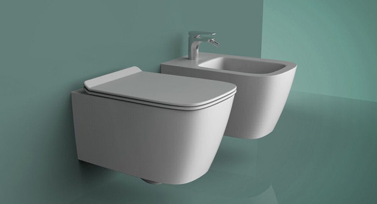 Kompletny zestaw serii Rimles: misa WC, bidet oraz stelaże podtynkowe Geberit UP320 zdjecie 11 salon lazienek w Lodzi