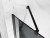 Kabina Prysznicowa Uchylna, Czarne Okucia, Szkło Grafitowe Dymione, model Vertus  salon lazienek Lodz