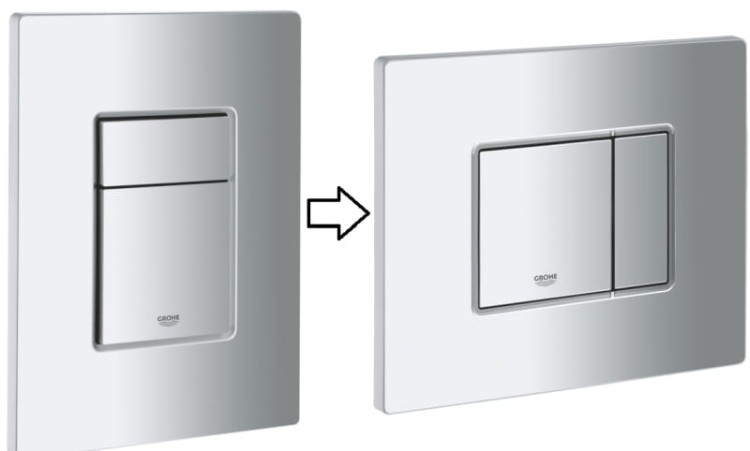 Kompletny zestaw serii Rimless: misa WC, bidet oraz stelaże podtynkowe Grohe NISKIE zdjecie 13 salon lazienek w Lodzi