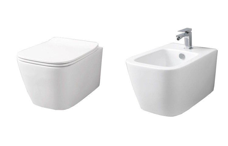 Misa WC oraz bidet Swiss Liniger Ivetta z serii Rimless zdjecie 2 salon lazienek w Lodzi
