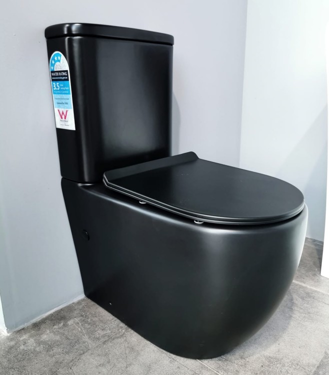 WC Kompakt CLARISA Black zdjecie 2 salon lazienek w Lodzi