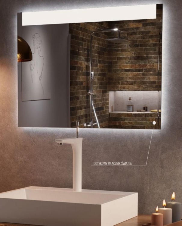 lustro-do-łazienki-mrożona-góra  salon lazienek Lodz