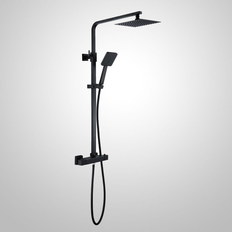 zestaw-prysznicowy-czarny-z-termostatem-kw-SL103K  salon lazienek Lodz