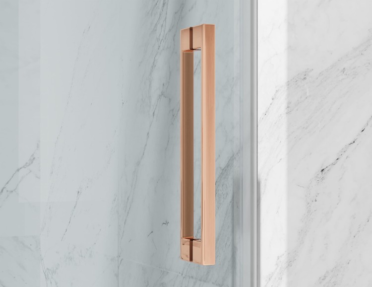 kabina-prysznicowa-przesuwna-szkło-lustrzane-okucia-złoty-róż-zdjecie-4  salon lazienek Lodz