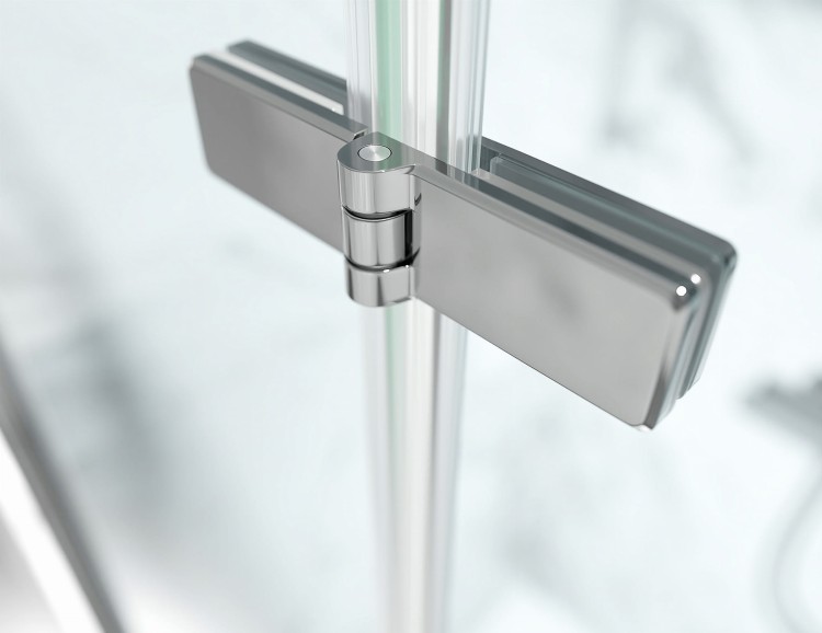 złota kabina prysznicowa składana dwustronnie D1200 szkło mrożone zdjęcie 8  salon lazienek Lodz