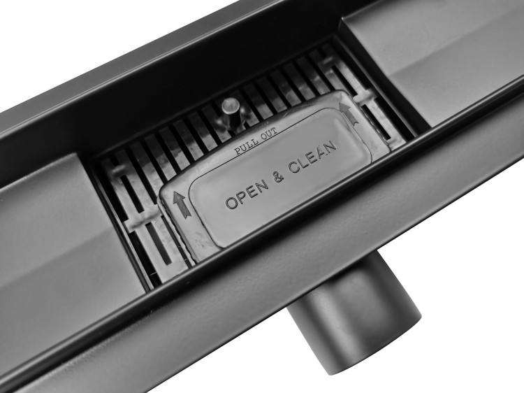 Odpływ Liniowy Czarny z Maskownicą LD30B zdjecie 5 salon lazienek w Lodzi