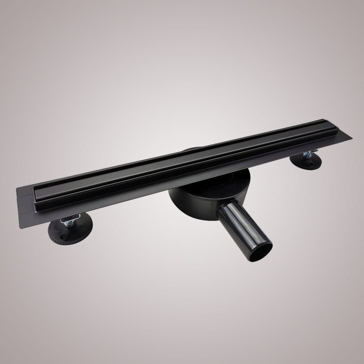 Odpływ prysznicowy liniowy wąski SLIM LS50B Czarny Mat zdjecie 2 salon lazienek w Lodzi