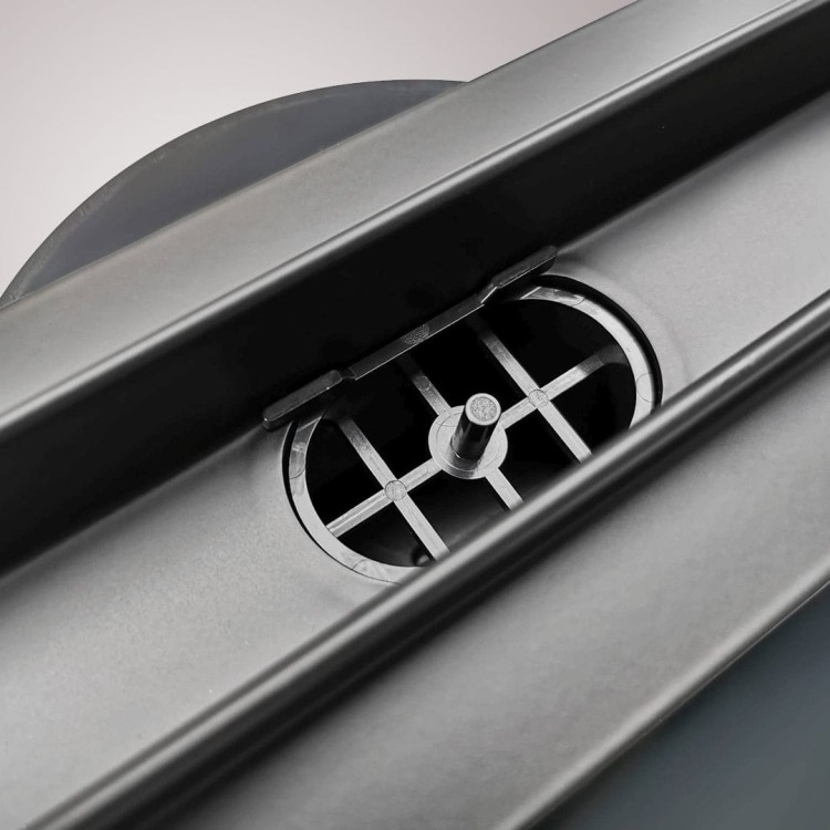 Odpływ prysznicowy liniowy wąski SLIM LS50B Czarny Mat zdjecie 6 salon lazienek w Lodzi