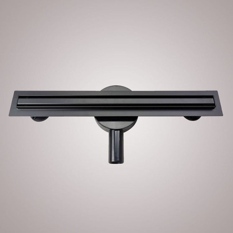 Odpływ prysznicowy liniowy wąski SLIM LS50B Czarny Mat zdjecie 7 salon lazienki w Lodzi