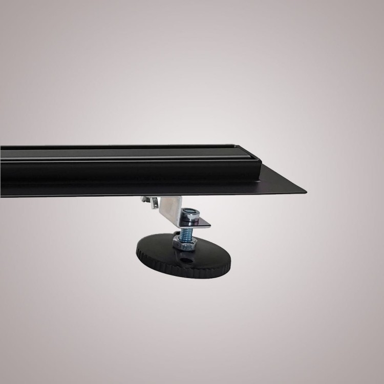 Odpływ prysznicowy liniowy wąski SLIM LS50B Czarny Mat zdjecie 8 salon lazienek w Lodzi