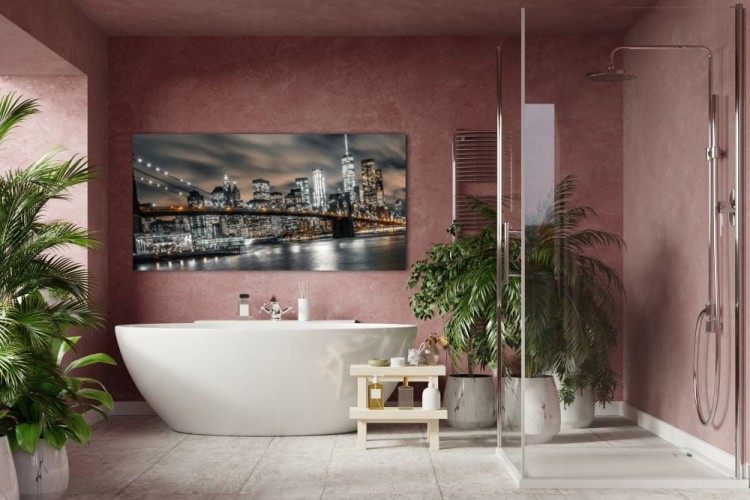 Obraz na szkle, Most Brookliński  2  salon lazienek Lodz