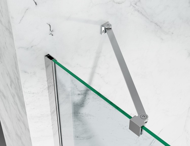 kabina prysznicowa DV8000 z brodzikiem 120x100 cm okucia stal polerowana szklo grafit zdjecie 8 salon lazienek w lodzi