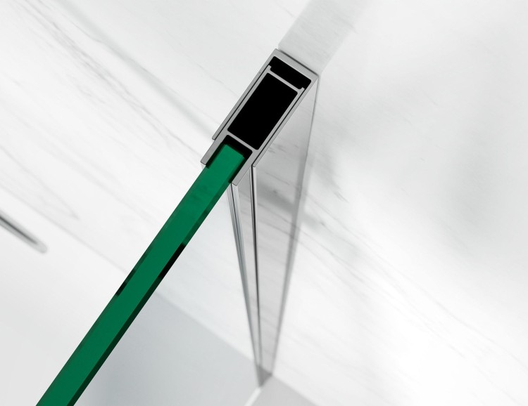 kabina prysznicowa DV8000 z brodzikiem 120x80 cm okucia stal polerowana szklo lustrzane zdjecie 7 salon lazienek w lodzi