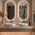 Lustro Owalne LED COCO 120x70cm zdjeciev 1 salon lazienek Lodz