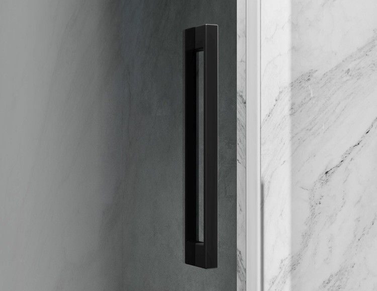 czarne-okucia-szkło-grafitowe-dymione-drzwi-prysznicowe-przesuwne-zdjecie-8  salon lazienek Lodz